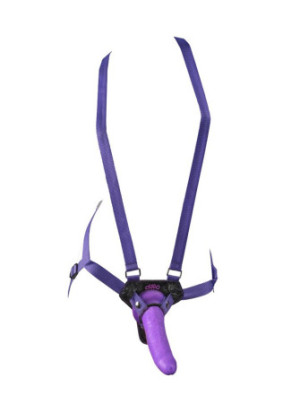 7" strap-on suspender harness set